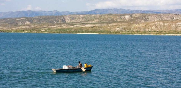 Hope in Haiti : A lake just west of Haiti's border with the Dominican Republic | PHOTO BY ERIK TRYGGESTAD