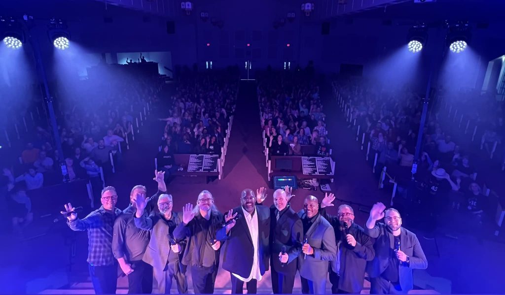 Acappella performs in Tyler, Texas.