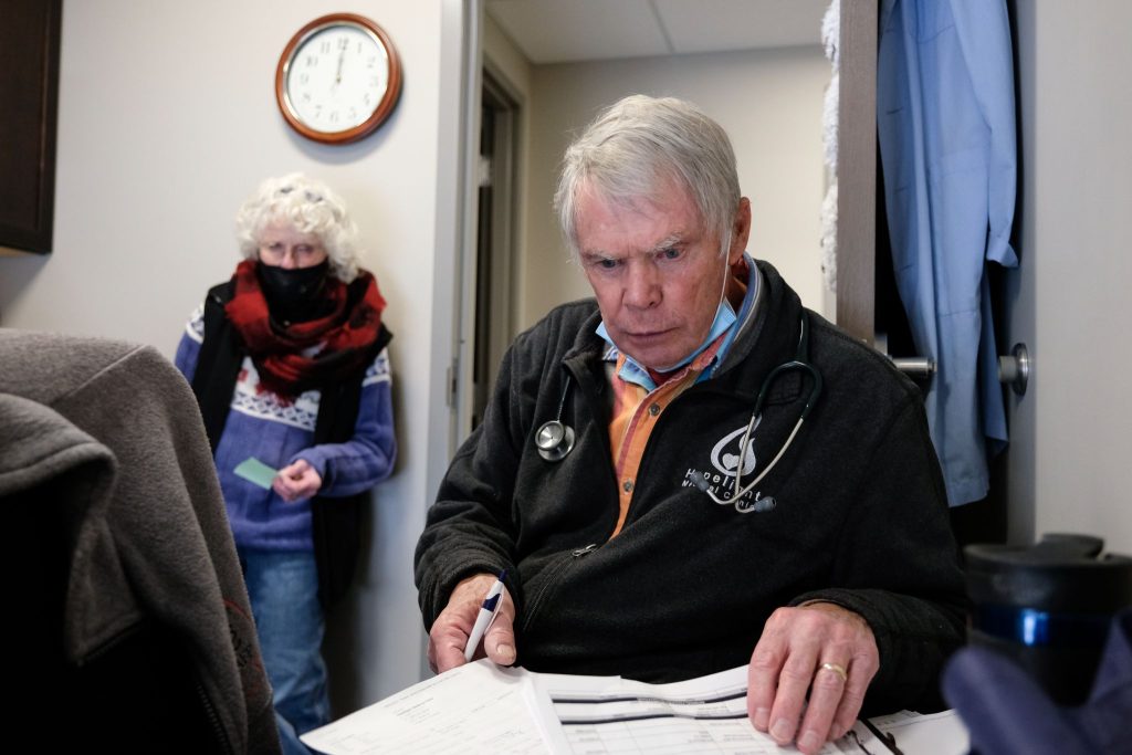 Dr. Steve Haskew and his wife, Anne, work at the Hopelight Medical Clinic.