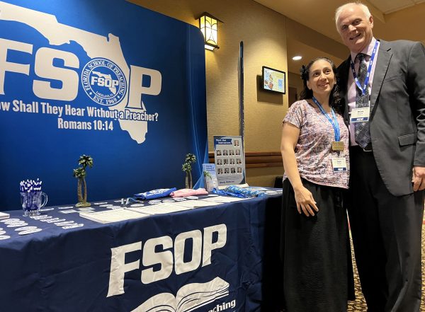 Brian Kenyon, pictured with his wife, Jagie, directs the Florida School of Preaching.