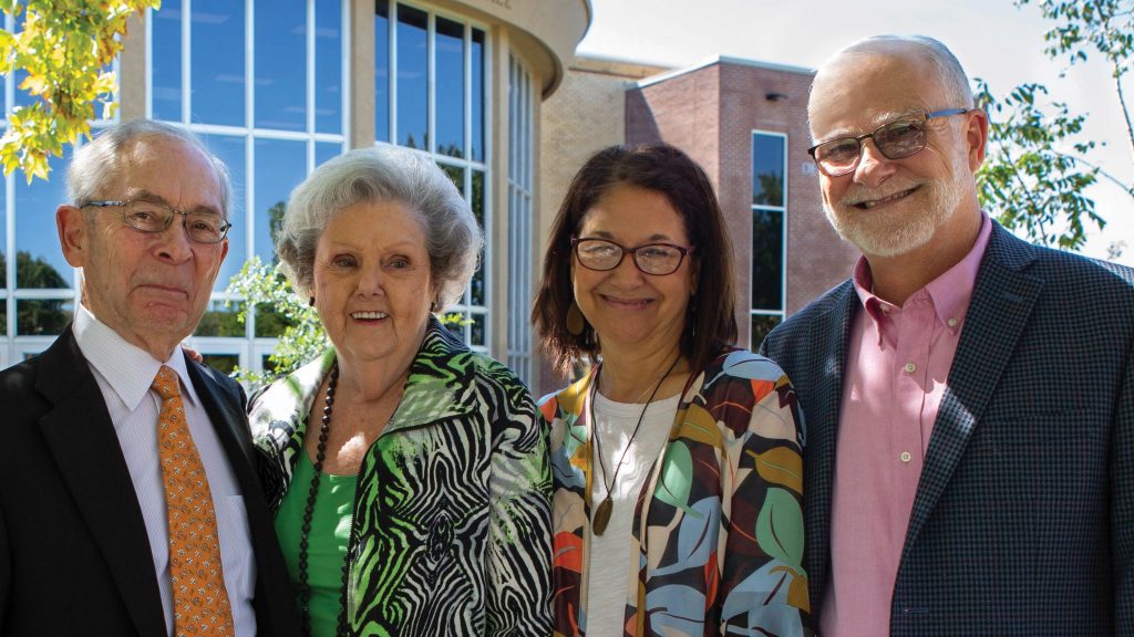 Pictured from left to right, Al Smith, Pat Smith, Dr. JoAnn Long, Dr. Jesse Long.