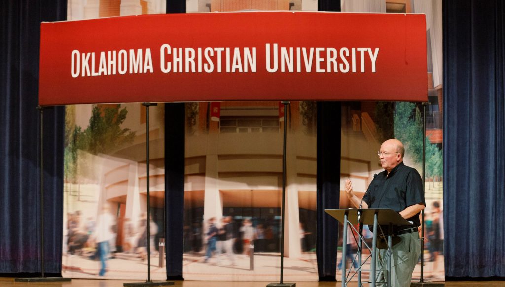 Scot McKnight speaks at Oklahoma Christian University