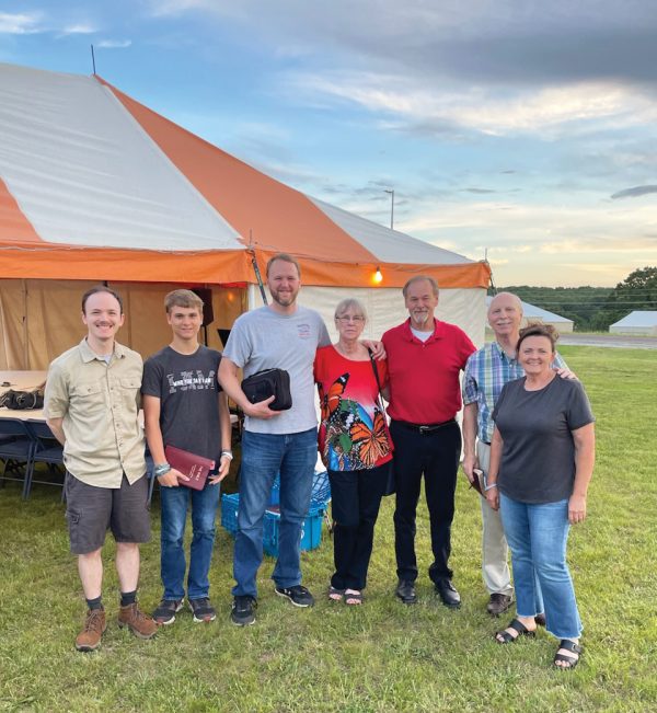 The leadership team for the tent revival at the Cabool Church of Christ.