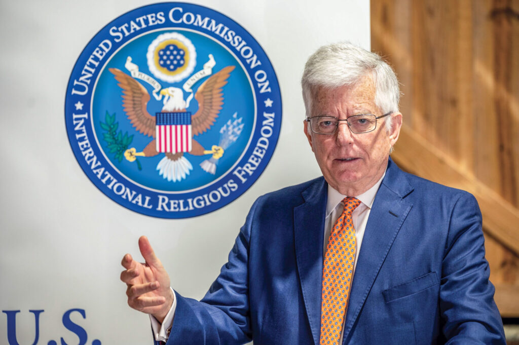 James W. Carr serves on the U.S. Commission for International Religious Freedom.