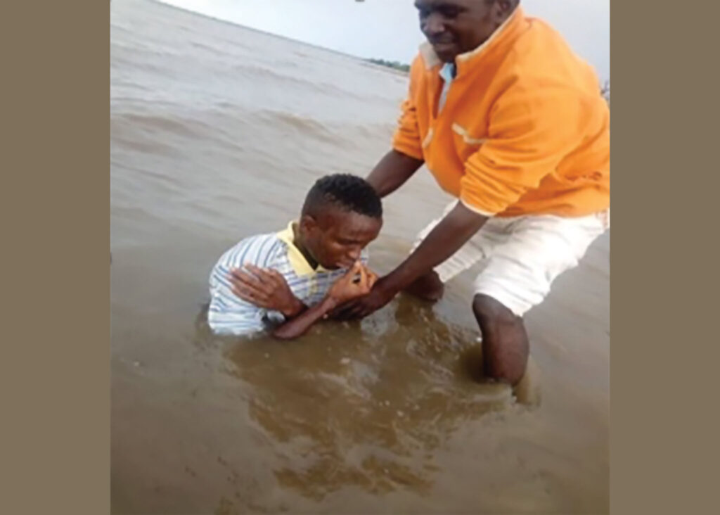 A baptism in Senegal.