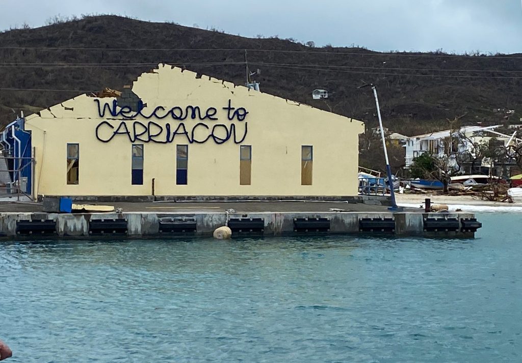 Carriacou, population 9,600, sustained major damage from Hurricane Beryl.