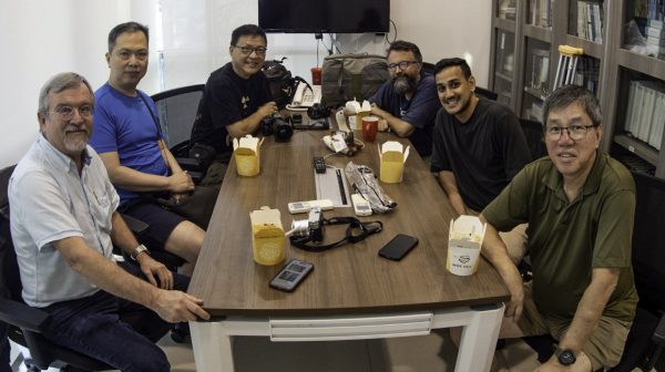 I was blessed to have dinner with some good friends at the Moulmein Church of Christ. From left are Dave Hogan, Chan Kim Kai, Tommy Chia, me, Mit Vikraman and Edwin Choy. 